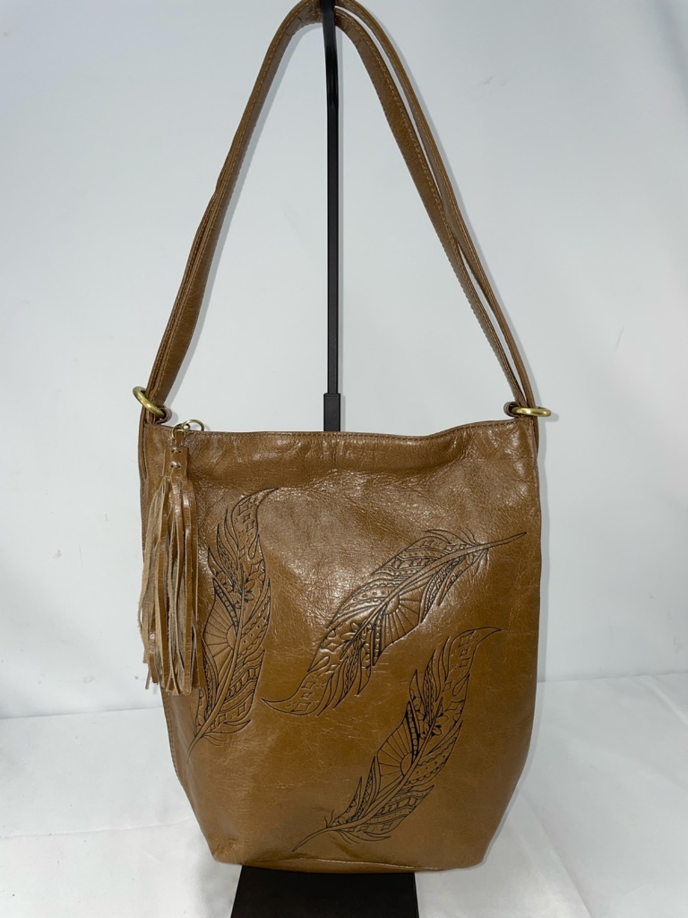 HOBO LEATHER HANDBAG INKED HIDE COLLECTORS EDITION FTL-04-074